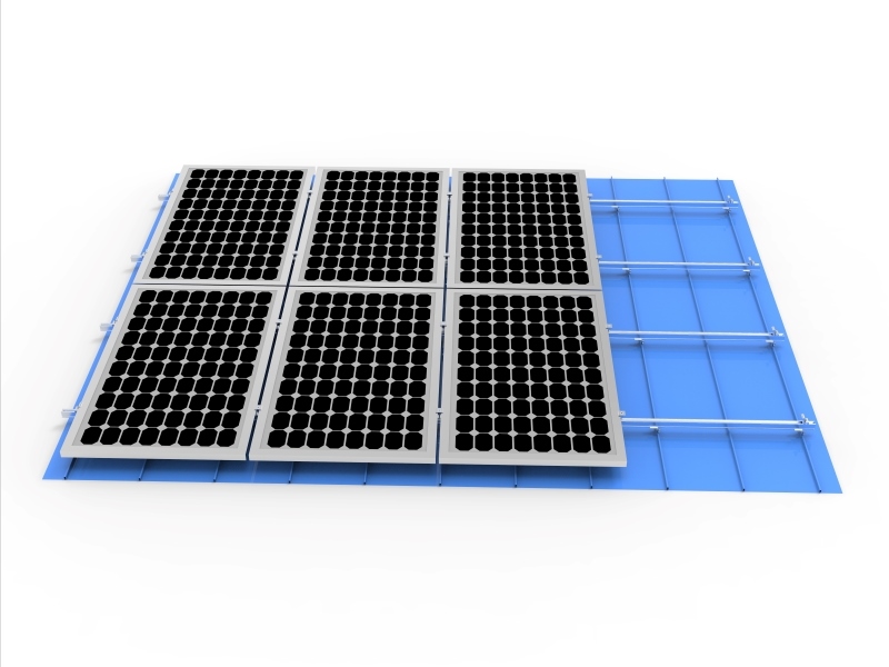 Clip-Lock-Montagestruktur für Metalldach-Solar