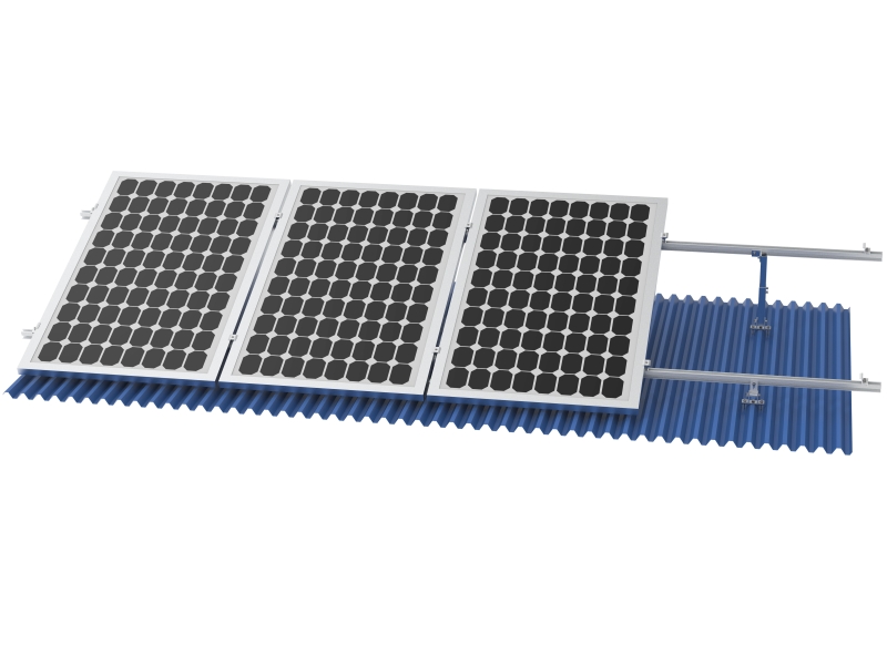 Solar-Montagesystem für das Dach mit verstellbaren Beinen
