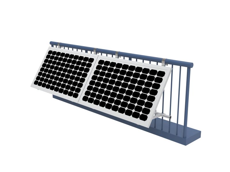 Balkon-Solarmontagesystem