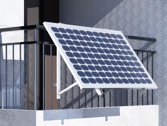 Balcony Mounting Solar Panel Structure - ZYE-ATB